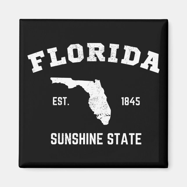 Íman Florida Est 1845 Sunshine State (Frente)