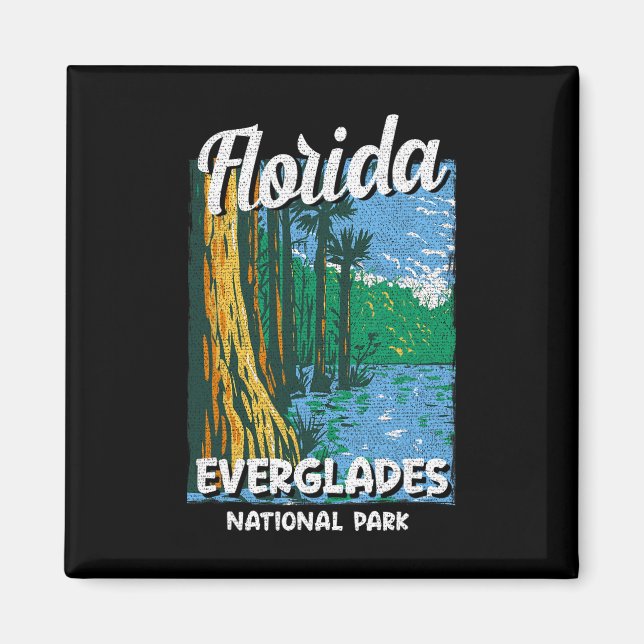 Íman Flórida Fl Miami Summer Vibes Beach Sunshine State (Frente)