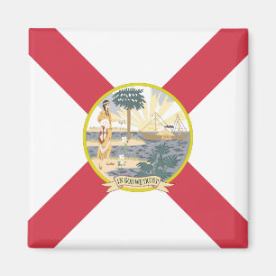 Íman Flórida Flag: O Estado Sunshine dos Floridianos
