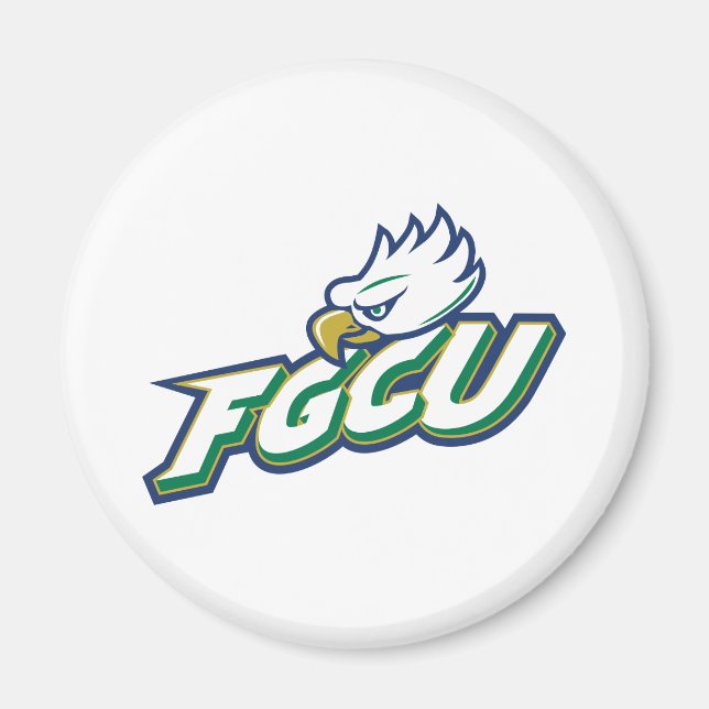 Íman Florida Gulf Coast University | FGCU Azul Eagles (Frente)