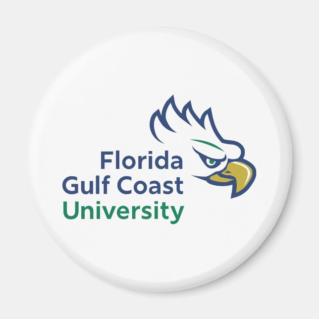 Íman Florida Gulf Coast University | FGCU Azul Eagles (Frente)