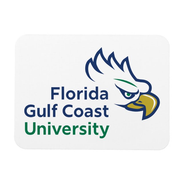 Íman Florida Gulf Coast University | FGCU Azul Eagles (Horizontal)