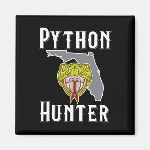 Íman Flórida Invasiva Pythons caçando