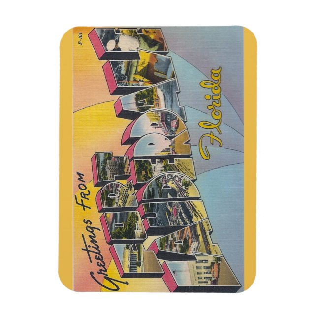 Íman Flórida, magneta Fort Lauderdale (Vertical)