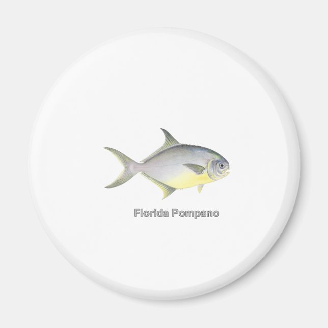 Íman Florida Pompano (com título) (Frente)