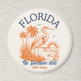 Íman Florida The Sunshine State – Beach & Palms Design