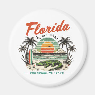 Íman Florida, The Sunshine State - Sunset Beach Scene