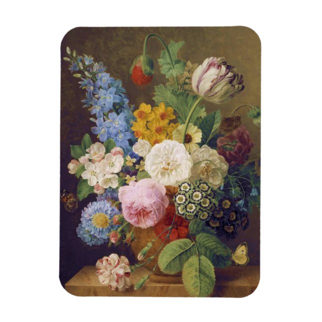 Íman Flower Still Life by Jean Ulrich Tournier (Vertical)