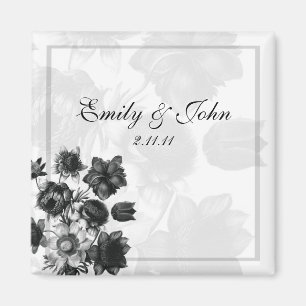 Íman Flower Wedding Favor Magnets