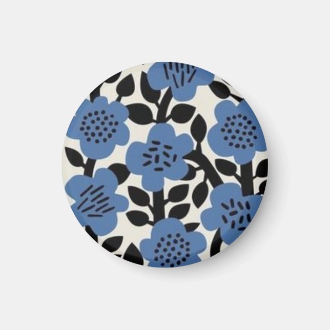 Íman flowers Magnet (Frente)