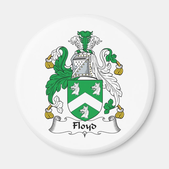 Íman Floyd Family Crest (Frente)