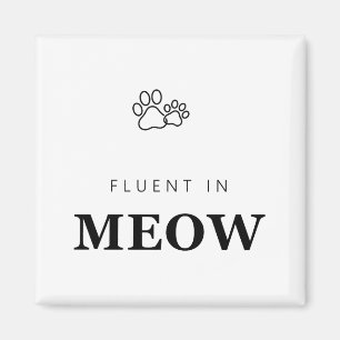 Íman Fluente em Gato Engraçado Amante de Gatos Impressã