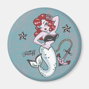 Íman Fluff Molly Mermaid Magnet