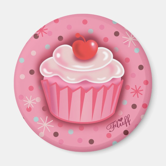 Íman FluffCakes Magnet Rosa (Frente)
