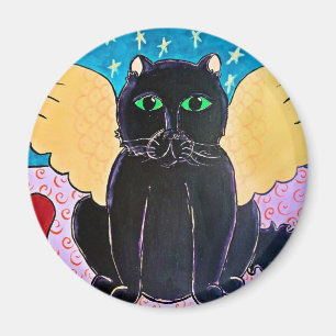 Íman Fluffy Angel Cat