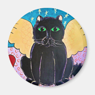 Íman Fluffy Angel Cat