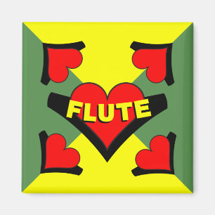 Íman Flute Over Heart