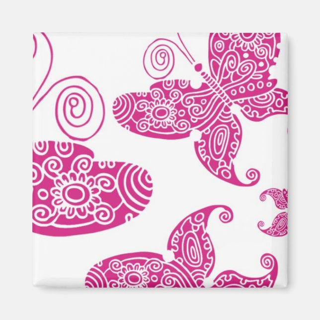 Íman Flutter Rosa (Frente)