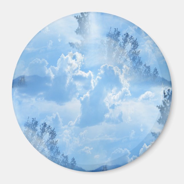 Íman Flutuando nas nuvens... (Frente)