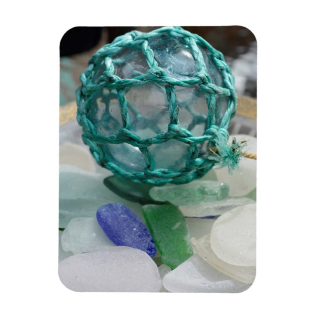 Íman Fluxo de pesca em vidro, Alasca (Vertical)