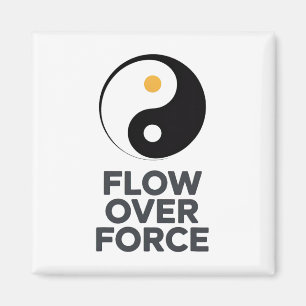 Íman Fluxo Sobre a Força Yin Yang Yoga Lance Vestuário