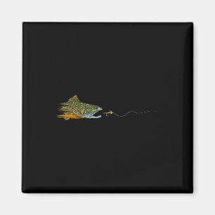 Íman Fly Fishing Truta Riacho Mosca Seca Amarrando Pesc