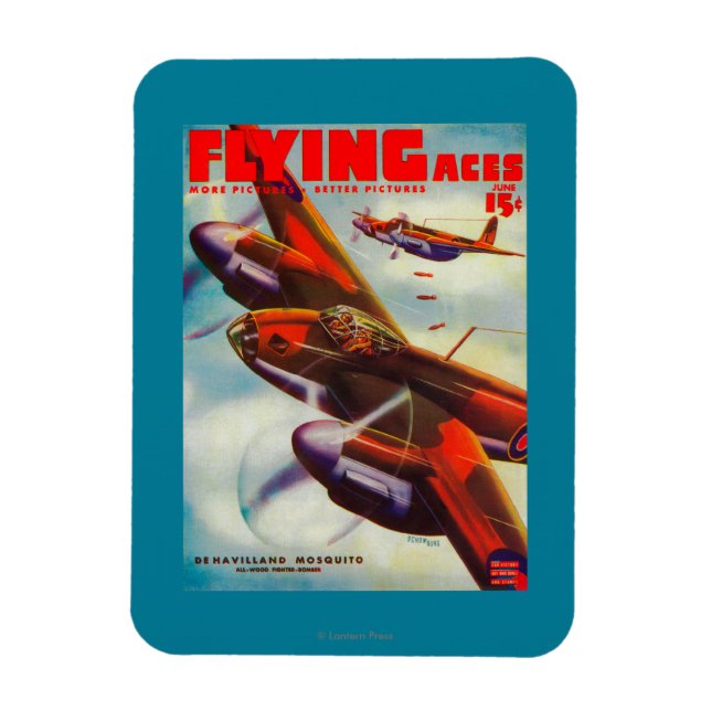 Íman Flying Aces Magazine Cobrir 5 (Vertical)
