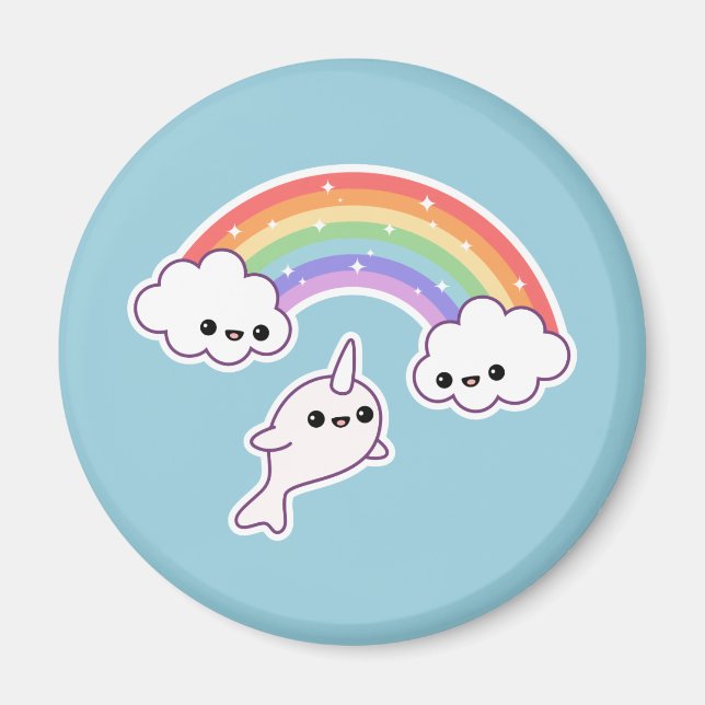 Íman Flying Narwhal (Frente)