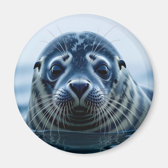 Íman Foca Fofa de Perto (Frente)
