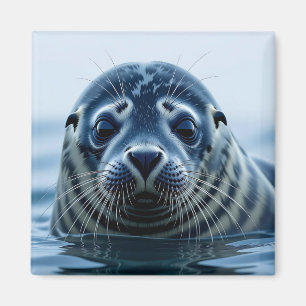 Íman Foca Fofa de Perto