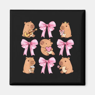 Íman Fofa Namorada Arco Kawaii Amante de Capivara