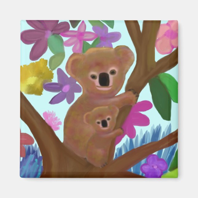 Íman Fofinho Koalas Magnet (Frente)