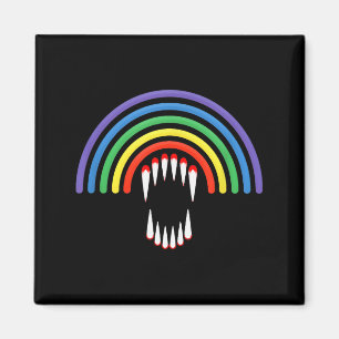 Íman Fofo Lgbtq Vamre Lgbt Fantasma de Halloween Arco-í
