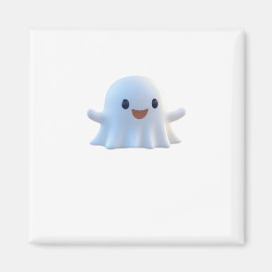 Íman Fofo Pequeno Boo Gráfico Retro