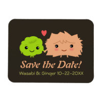 Fofo Wasabi e Ginger Casamento Salvem a Data