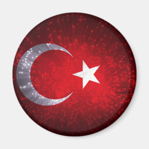Íman Fogo-de-artifício da bandeira de Turquia