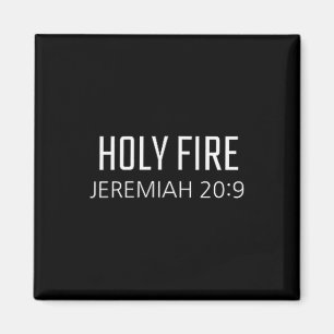 Íman Fogo Sagrado - Jeremias 20_9 Versículo Religioso d