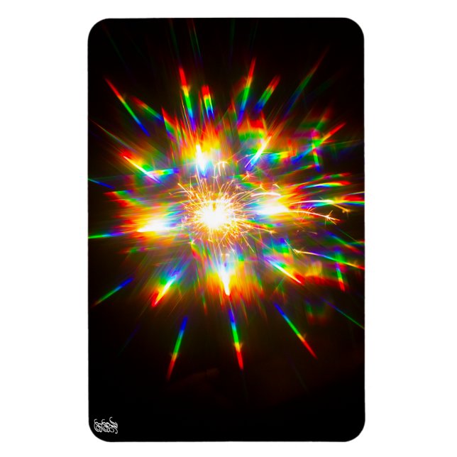 Íman Fogos de Artifício Através de Óculos 3D 1  (Vertical)