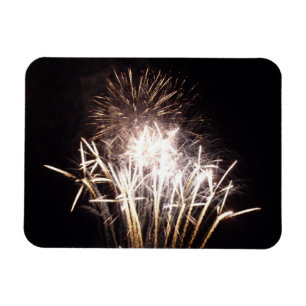 Íman Fogos de artifício brancos e Dourados I Celebração