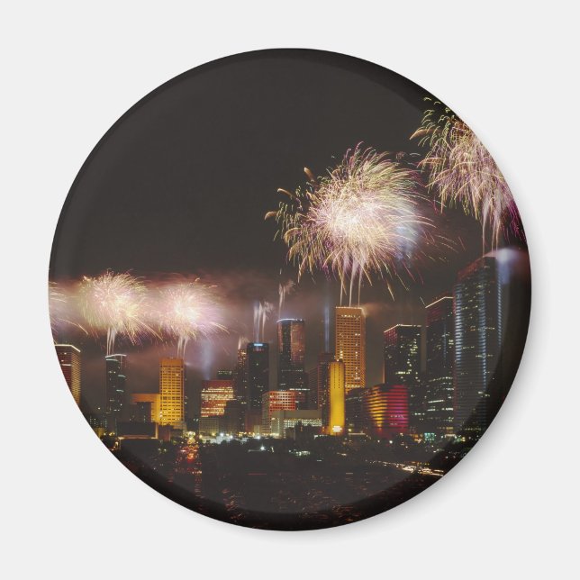 Íman Fogos de artifício em Houston Texas (Frente)