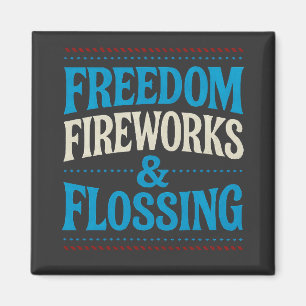 Íman Fogos de artifício livres e dentista dentário de f