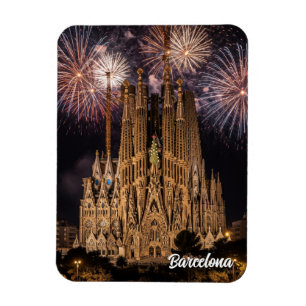 Íman Fogos de artifício na Sagrada Família Barcelona Es