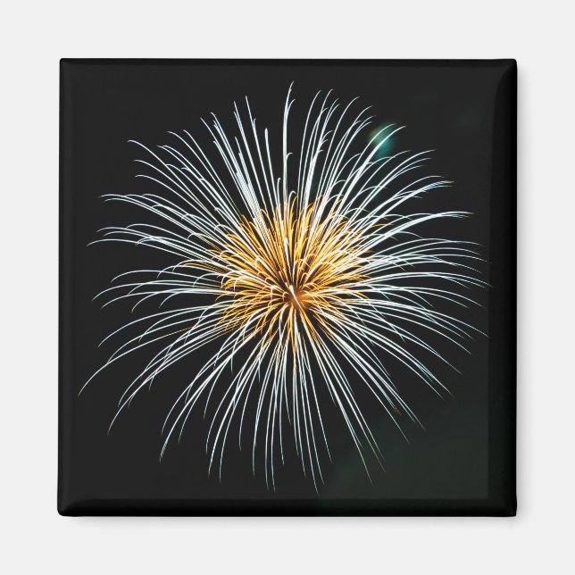 Íman fogos de artifício ouro (Frente)