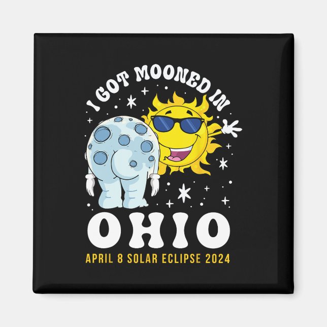 Íman Foi Moonizado Em Ohio Total Solar Eclipse 2024 (Frente)