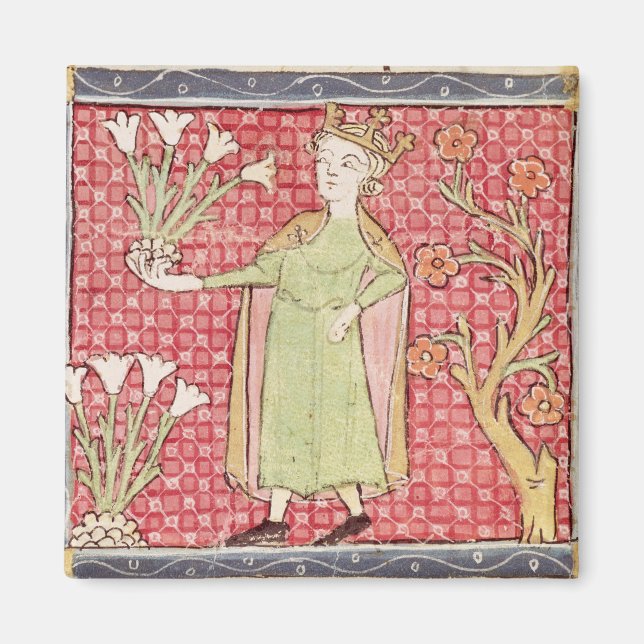 Íman Fol.58v Abril: Flores Separadoras (Frente)