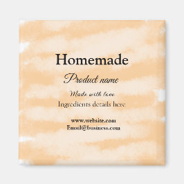 Íman Folha caseira feita com amor adicionar texto site