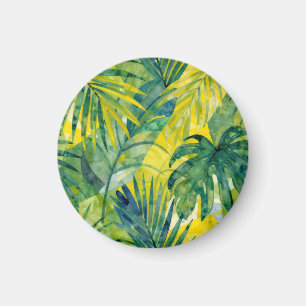 Íman Folhas da Selva Monstera Palma Tropical