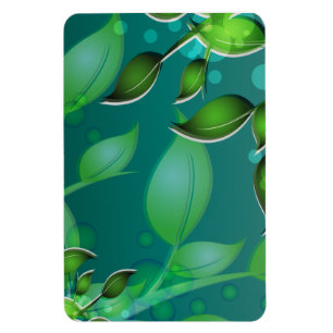 Íman Folhas de jardim frescas