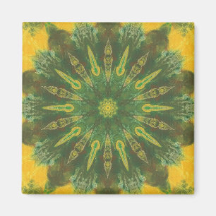 Íman Folhas de outono - ímã de abstrato de pássaros