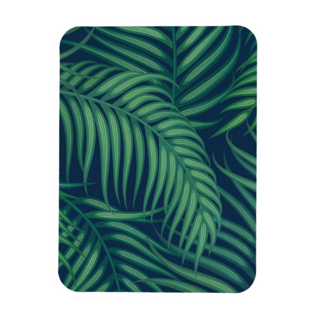 Íman Folhas de Palma Tropicais Noturnas (Vertical)
